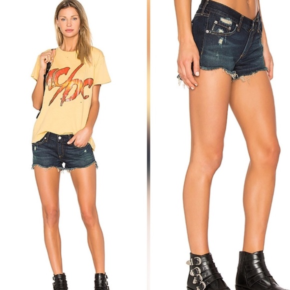 rag & bone Pants - Rag and bone jeans shorts denim Doris cutoff SZ 24